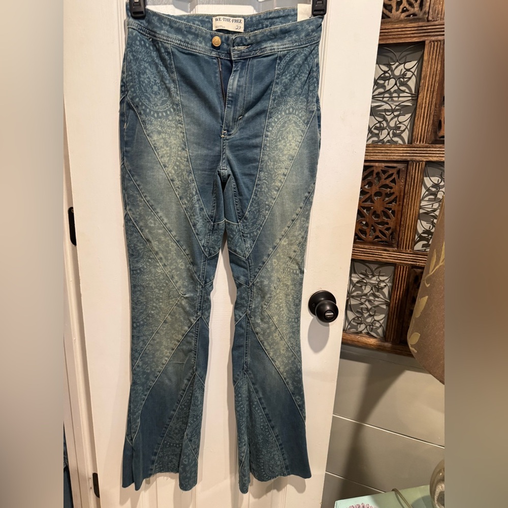 Free People high-rise flare jeans